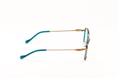 Dallas - transparent turquis