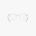 Emporio Armani EA3168 - 5371 transparent med guld panto brille