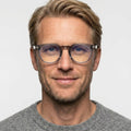 Tom Ford FT5629-B - 020 - Transparent grå på model