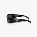 Prada PR A14S - 1AB5S0 sort rektangulær solbrille