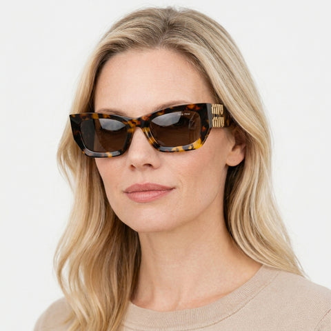 Miu Miu MU 09WS - VAU06B - Havana på model