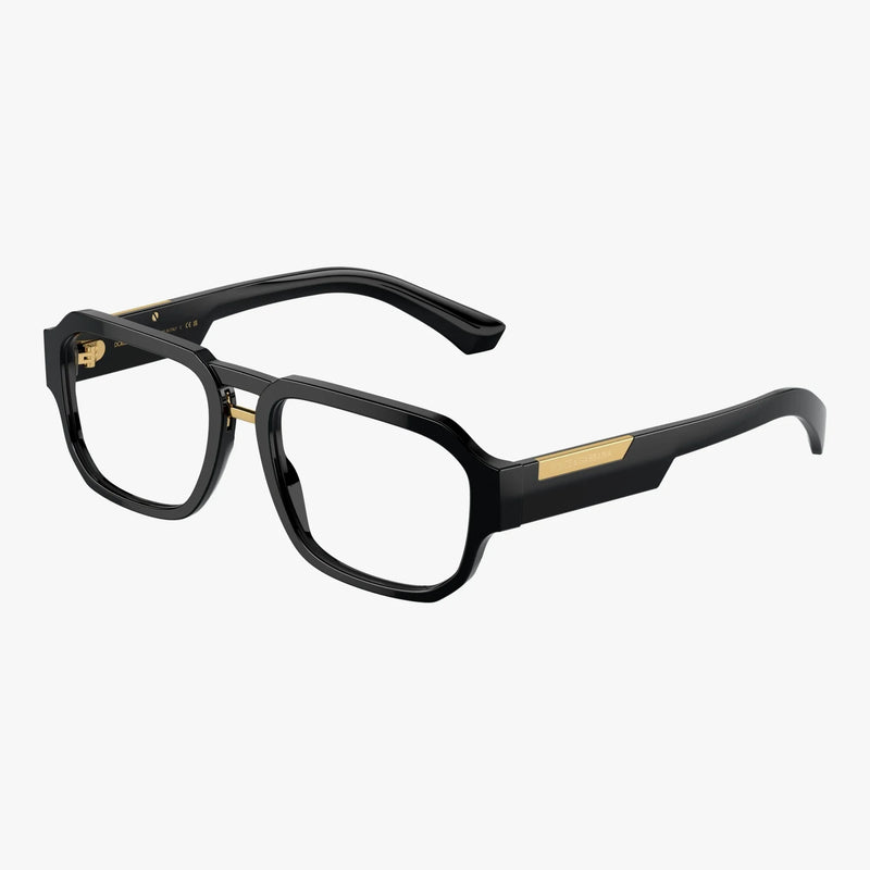 Dolce & Gabbana DG3389 - 501 sort rektangulær brille