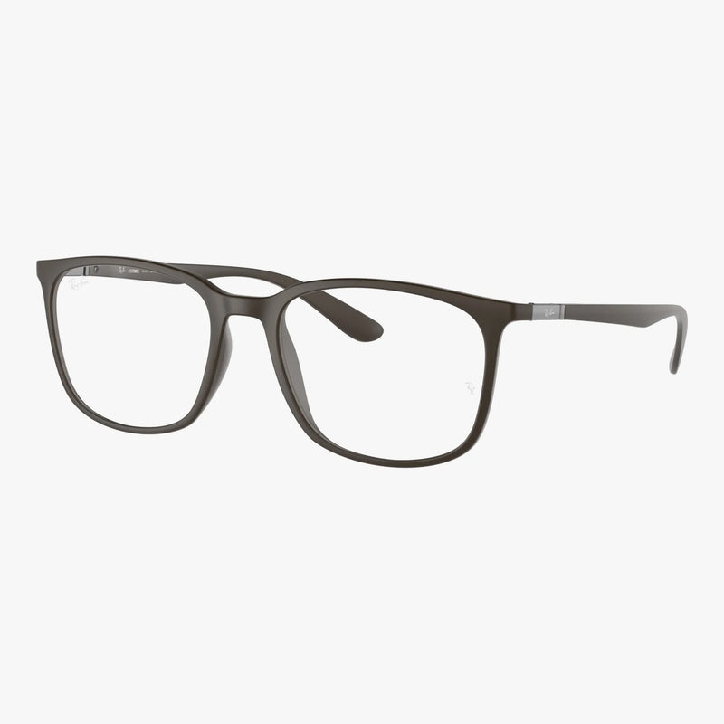 Ray-Ban RX7199 - 8063 brun rektangulær brille