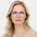 Aristea - Transparent blå på model