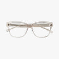Orové transparent brun firkantet brille