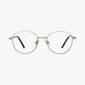 Delacroix guld rund brille