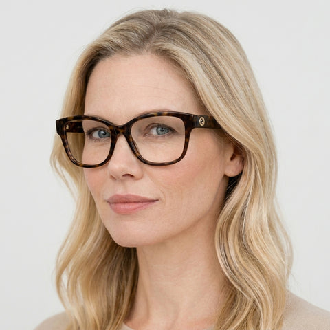 Gucci GG1340O - 002 - Havana på model