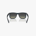 Ray-Ban JUSTIN - 681311 gummi blå rektangulær solbrille