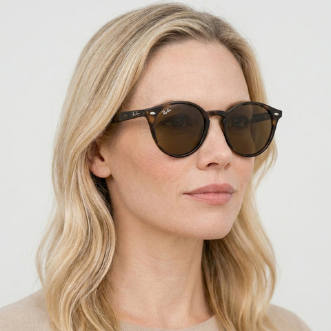 Ray-Ban RB2180 - 710/73 - Havana på model