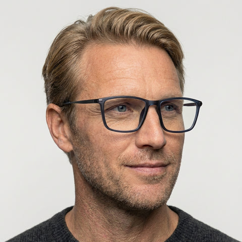 Ambré - Blå på model