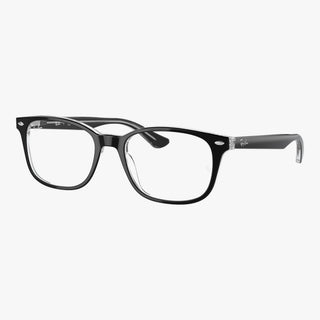 Ray-Ban RX5375 - 2034 - Sort og transparent