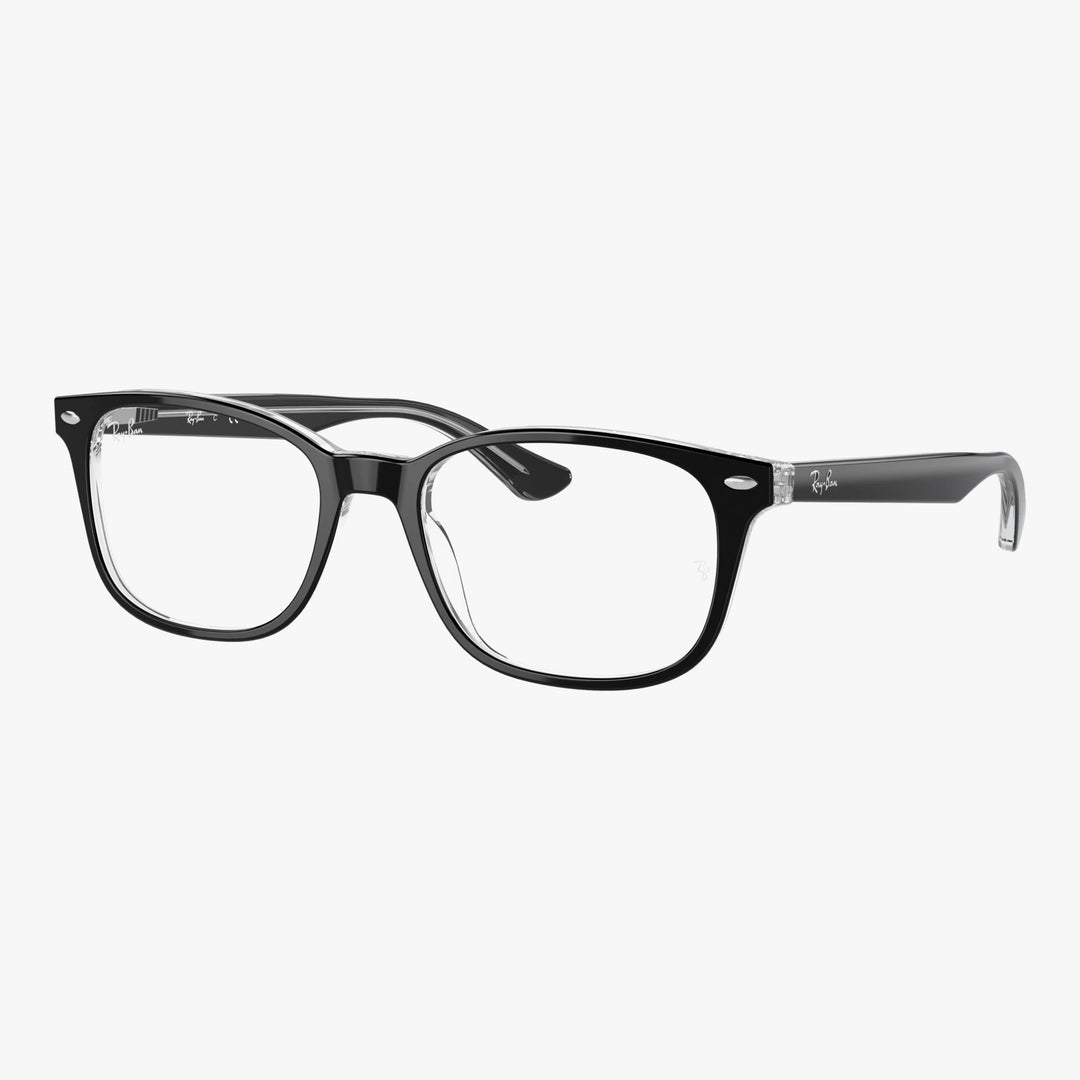 Ray-Ban RX5375 - 2034 - Sort og transparent