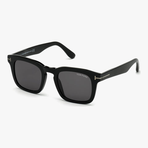 Tom Ford Dax - 01A sort rektangulær solbrille