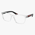 Prada Linea Rossa PS 06PV - 2AZ1O1 transparent rektangulær brille