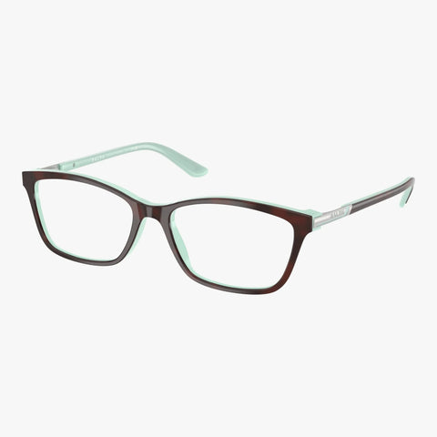 Ralph Lauren RA7044 - 601 havana og mintgrøn rektangulær brille