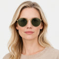 Ray-Ban ROUND METAL - 001 - Guld på model