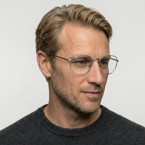 Ray-Ban RX6448 - 2501 - Sølv på model