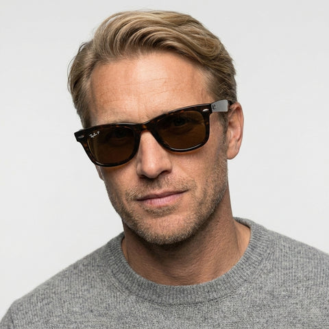 Ray-Ban WAYFARER - 902/57 - Tortoise på model