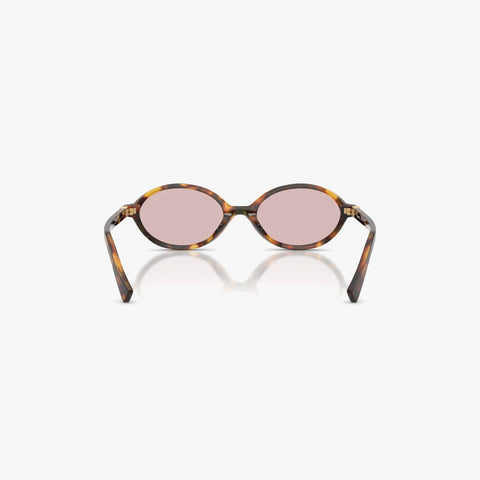 Miu Miu MU 04ZS - 14L4I0 havana oval solbrille