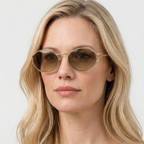 Miu Miu MU 52YS - ZVN10R - Guld på model