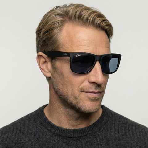 Ray-Ban JUSTIN - 622/2V - Sort på model