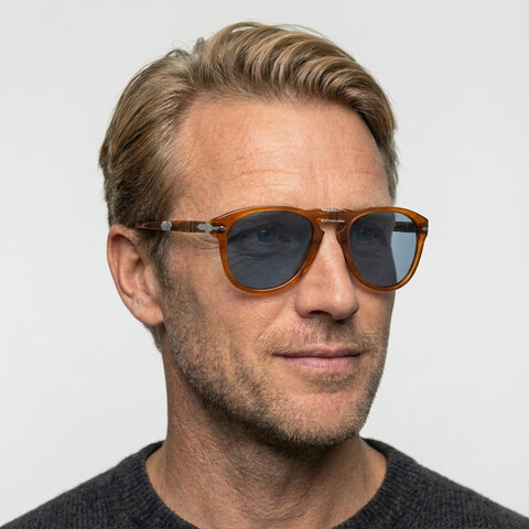 Persol STEVE MCQUEEN - 96/56 - Havana på model
