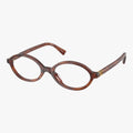 Miu Miu MU 01XV - 26E1O1 - Striped Tobacco