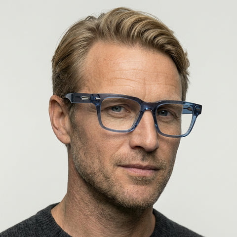 Solennea - Transparent blå på model