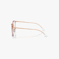 Ray-Ban RX7140 - 8335 transparent lyserød rund brille