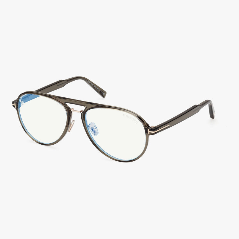 Tom Ford FT5981-B - 093 transparent grøn pilot brille