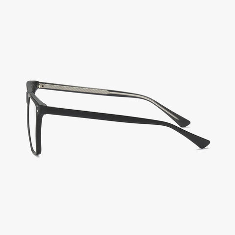 Carmino mat sort firkantet brille