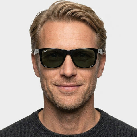Ray-Ban JUSTIN - 601/71 - Sort på model