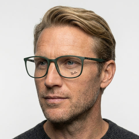 Ray-Ban RX7199 - 8062 - Grøn på model