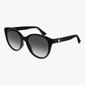Gucci GG0631S - 001 sort cat-eye solbrille