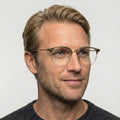 Florent - Transparent grøn på model
