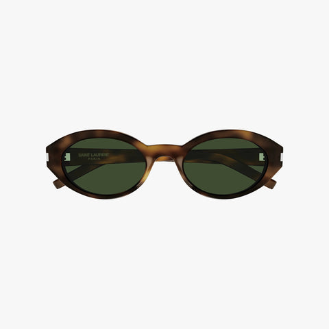 Saint Laurent SL 567 - 002 havana oval solbrille
