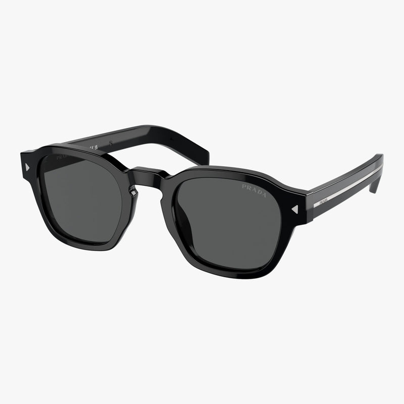 Prada PR A16S - 16K731 sort kvadratiske solbrille