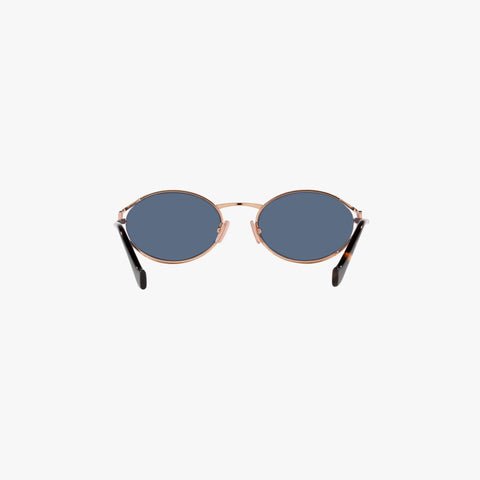 Miu Miu MU 52YS - ZVF1V1 rosa guld oval solbrille