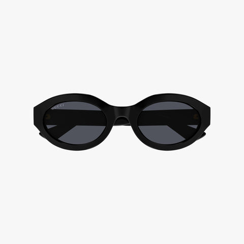 Gucci GG1579S - 001 sort cat-eye solbrille
