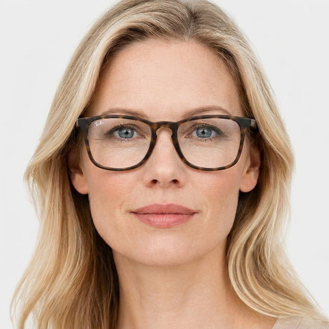 Ray-Ban RX7074 - 5365 - Havana på model