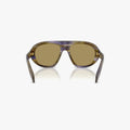 Prada PR C05S - 23G70G stribet laguna pilot solbrille