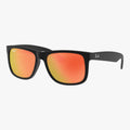 Ray-Ban JUSTIN - 622/6Q sort rektangulær solbrille