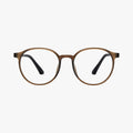 Alvaris transparent brun rund brille