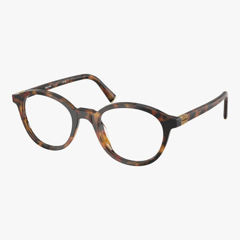 Miu Miu MU 02WV - 19P1O1 havana rund brille