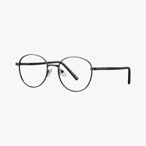 Delacroix gunmetal rund brille