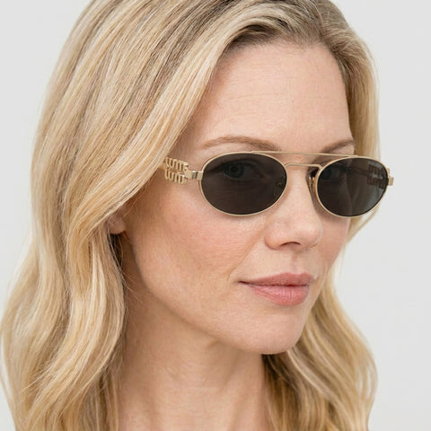 Miu Miu MU 54ZS - ZVN08Z - Guld på model