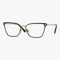 Versace VE1275 - 1433 mat sort/guld cat-eye brille