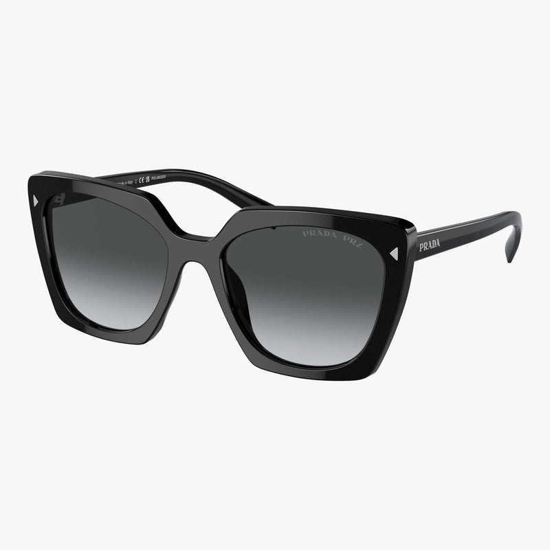 Prada PR 23ZS - 1AB5W1 sort cat-eye solbrille