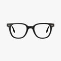 Elandor blank sort firkantet brille