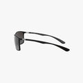 Ray-Ban LITEFORCE - 601S82 sort rektangulær solbrille